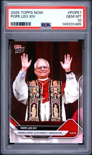 2025 topps now pope - 2025,